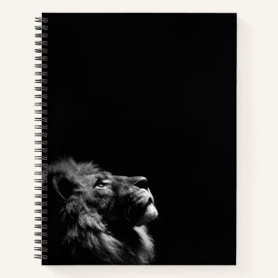 Carnet ordinateur portable lion