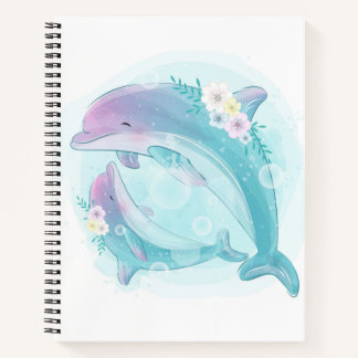 Carnet Ordinateur portable Little Dolphin Spiral