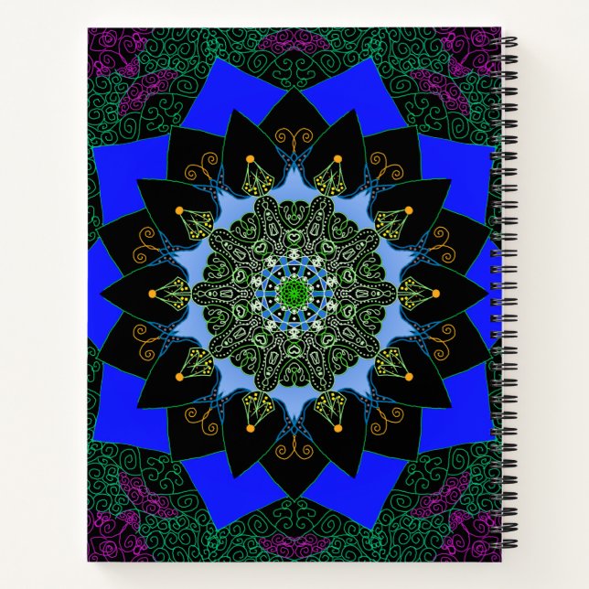 Carnet Ordinateur portable Mandala (Dos)