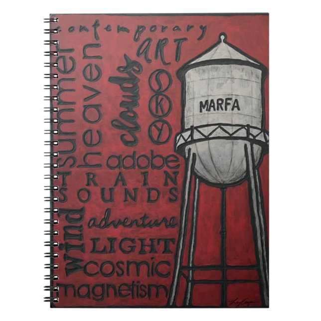 Carnet Ordinateur portable Marfa Spiral (Devant)