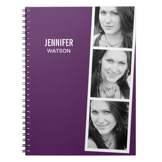 Carnet Ordinateur portable personnalisé Photo Booth (Devant)