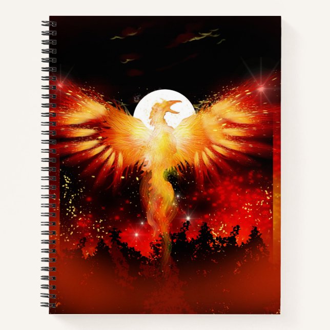 Carnet Ordinateur portable Phoenix Rising (Devant)