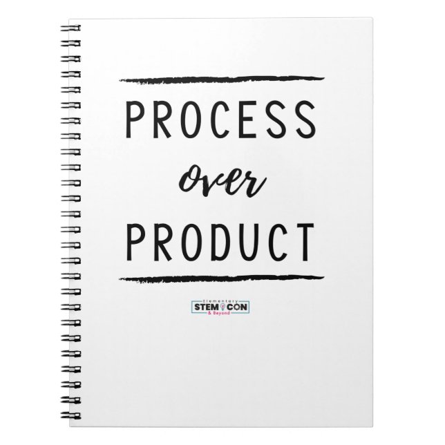 Carnet Ordinateur portable Process Over Product (Devant)