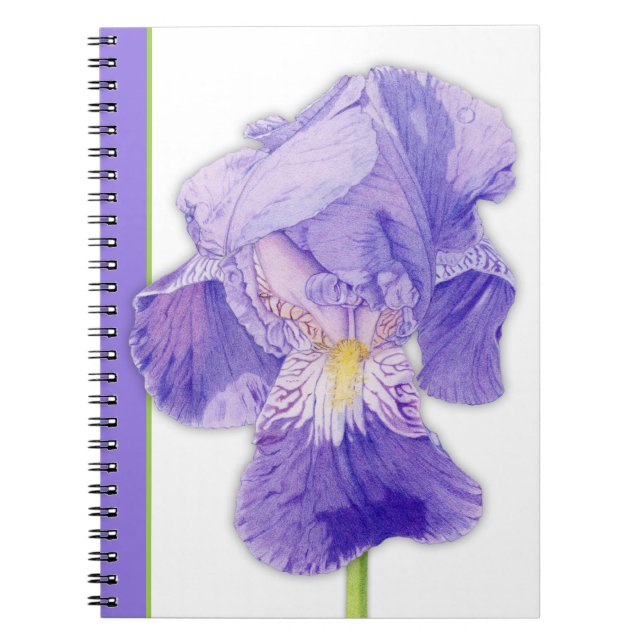 Carnet Ordinateur portable Purple Iris 2 (Devant)