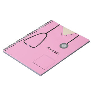 Carnet Ordinateur portable rose Médicale Scruts
