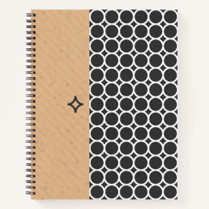 Carnet Ordinateur portable Spiral De Style Géométrique