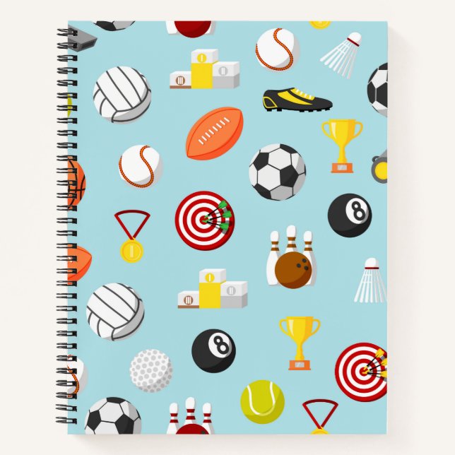 Carnet Ordinateur portable Spiral Sports (Devant)