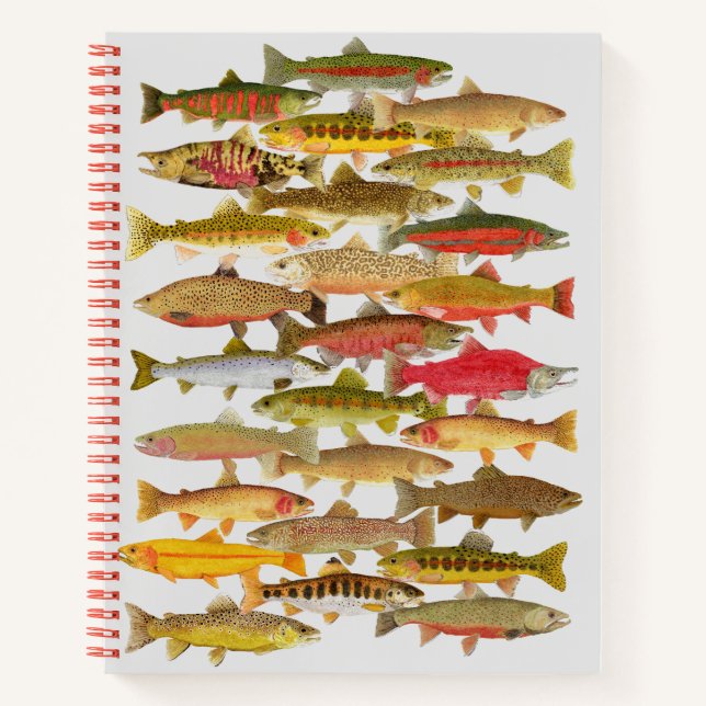 Carnet Ordinateur portable Trout (Devant)