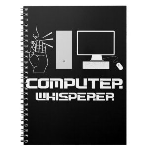 Carnet Ordinateur Whisperer Funny Gamer Administrateur IT