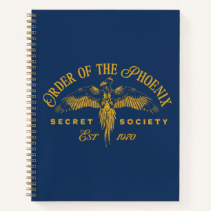 Carnet ORDRE DE PHOENIX Secret Society Graphic