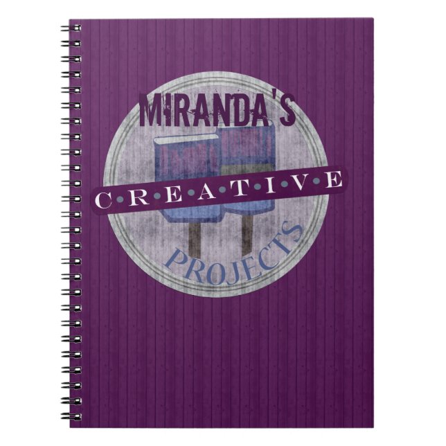Carnet Organisateur de projets créatif (Devant)