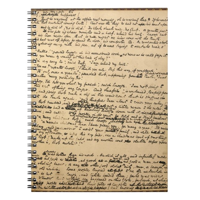 Carnet original de manuscrit de chant de Noël (Devant)