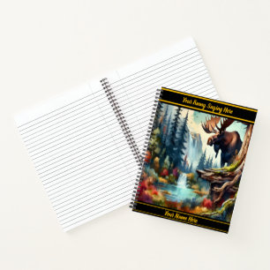 Carnet Orignal à une cascade vibrante