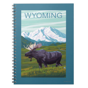 Carnet Orignaux avec MountainWyoming