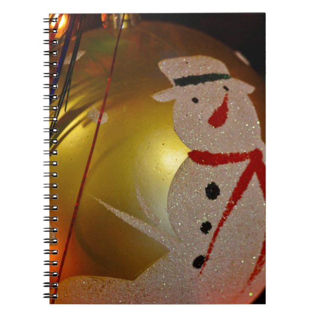 Carnet Ornement de neige givrée (Devant)