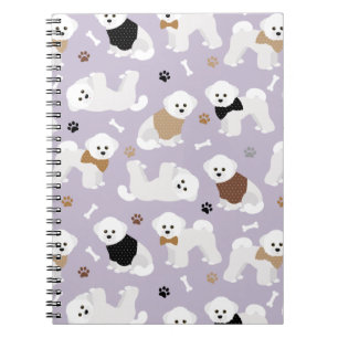 Carnet Os et pattes pourpres de Bichon Frise