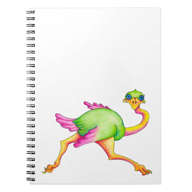 Carnet Ostrich rare (Devant)