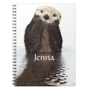 Carnet Otter mou dans l'eau