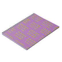 Carnet ou journal de foi violette