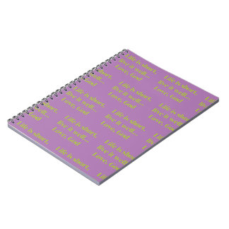 Carnet ou journal de foi violette
