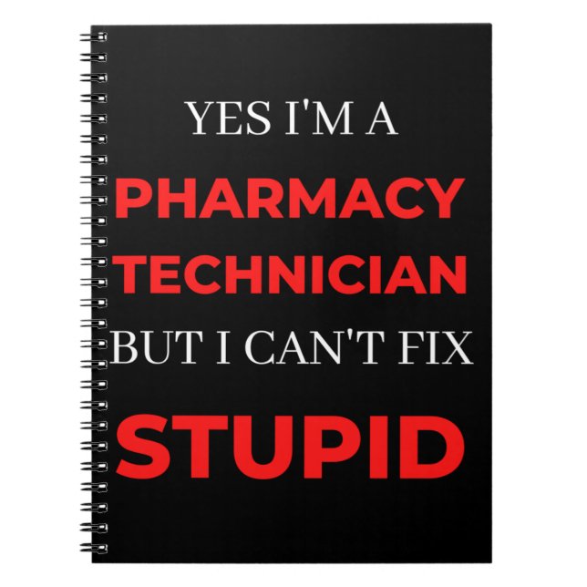 Carnet Oui, je suis un technicien en pharmacie mais je ne (Devant)