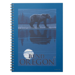 Carnet Ours au clair de lune - Pente, Oregon