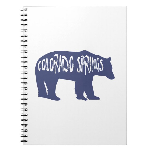 Carnet Ours de Colorado Springs (Devant)