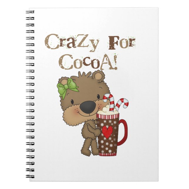 Carnet Ours de fille fou pour le cacao (Devant)