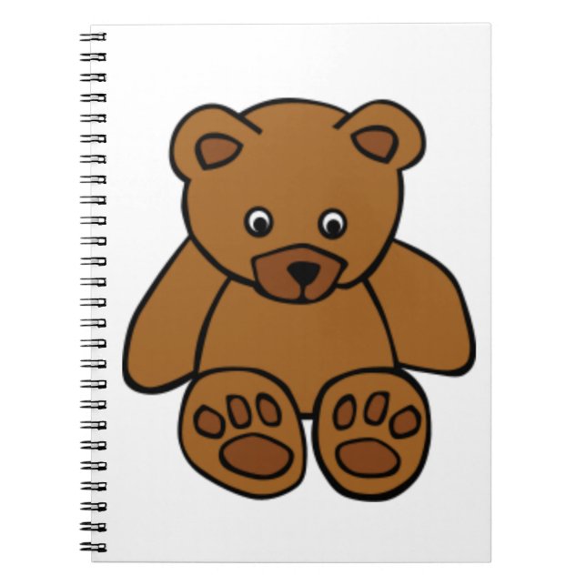 Carnet Ours de nounours Brown (Devant)