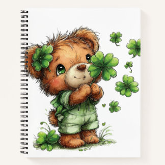 CARNET OURS EN PELUCHE THÉMATIQUES IRLANDE ADORABLE