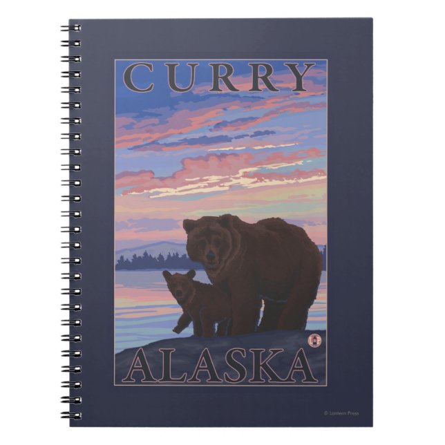 Carnet Ours et cub - Curry, Alaska (Devant)