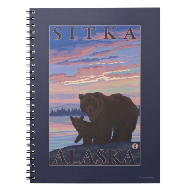 Carnet Ours et cub - Sitka, Alaska (Devant)