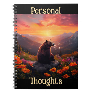 Carnet Ours Pensif