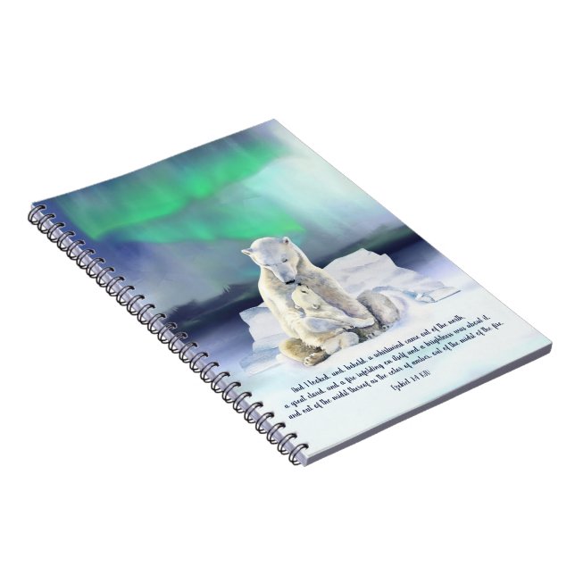 Carnet Ours polaire mère et bébé (Côté Droit)