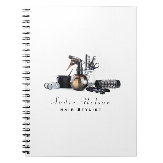 Carnet Outils de salon de coiffure Beauté (Devant)