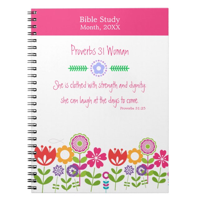 Carnet Outils d'étude biblique| Les femmes proverbes 31 c (Devant)