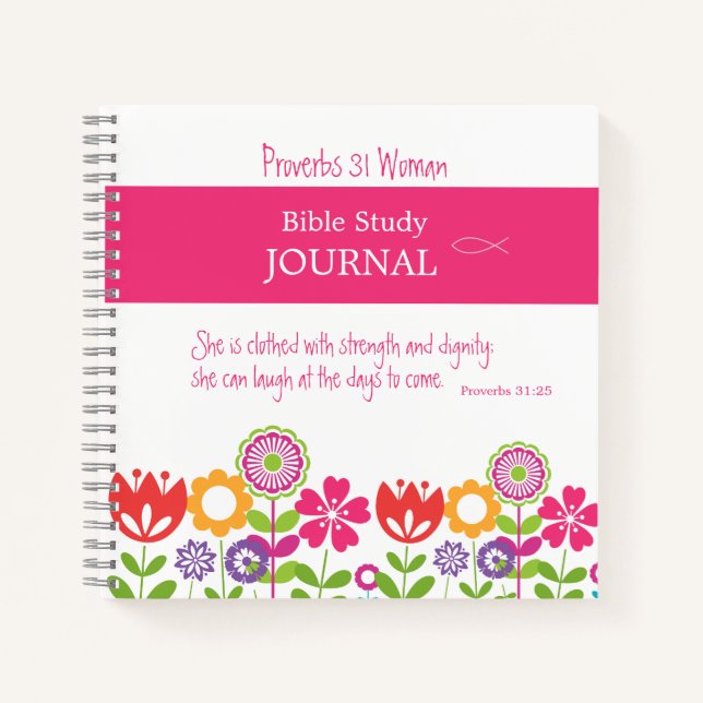 Carnet Outils d'étude biblique | Proverbes 31 Christian J (Devant)