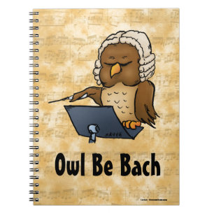 Carnet Owl Be Bach