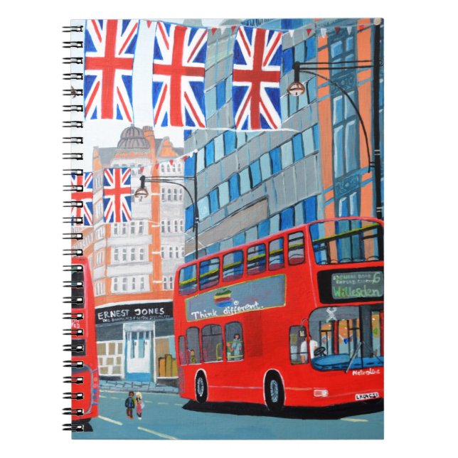 Carnet Oxford Street - Jubilé de diamant de la reine (Devant)