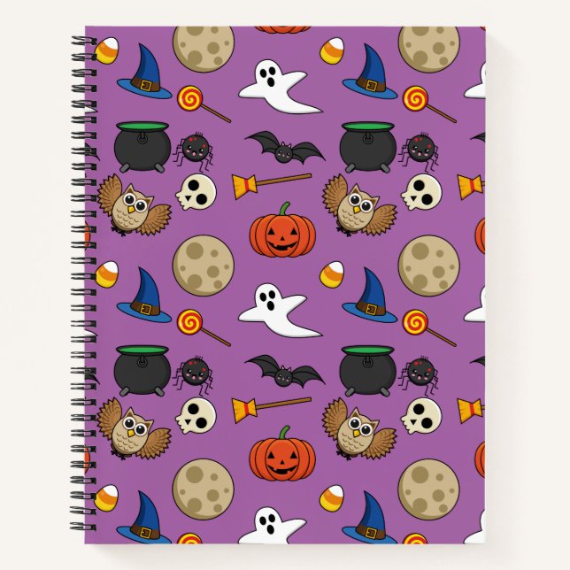Carnet Pack Halloween Kawaii (Devant)