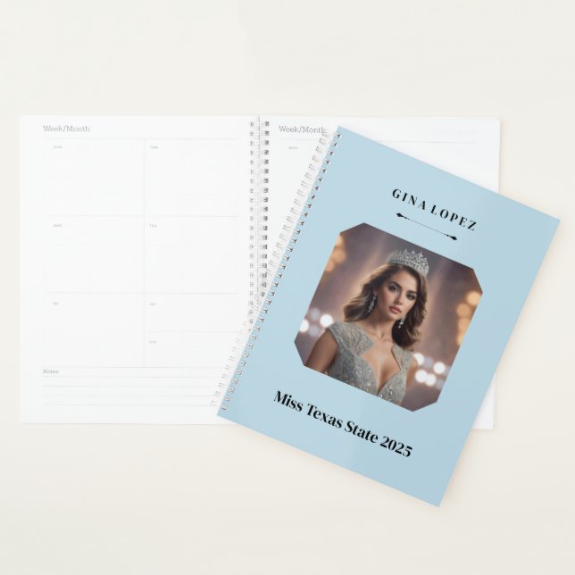 Carnet Pageant Planner (Devant avec enveloppe)