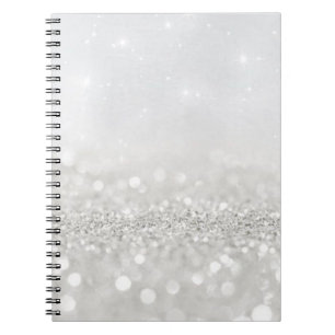 Carnet Paillette argent
