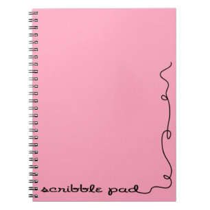 Carnet Paillette rose