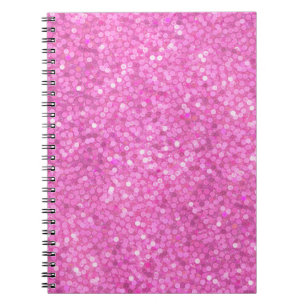 Carnet Paillettes roses scintillantes