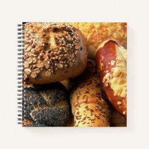 Carnet Pain Artistique, Rouleaux, Pain De Boulangerie