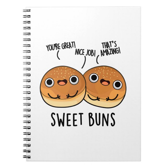 Carnet Pains Buns Puns de cuisson drôle  (Devant)