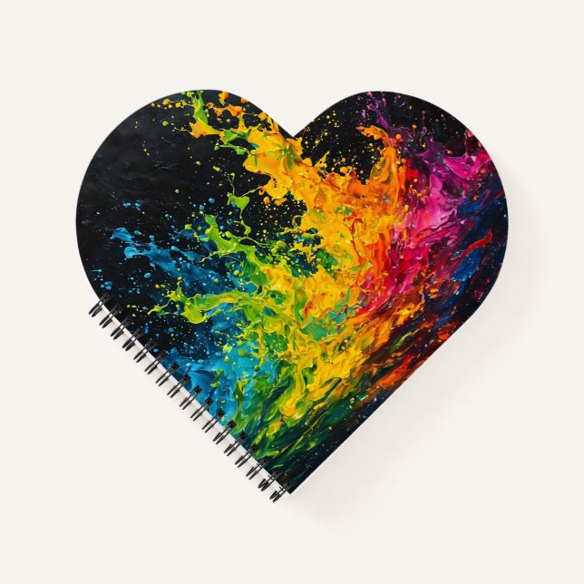 Carnet Paint coloré (Devant)