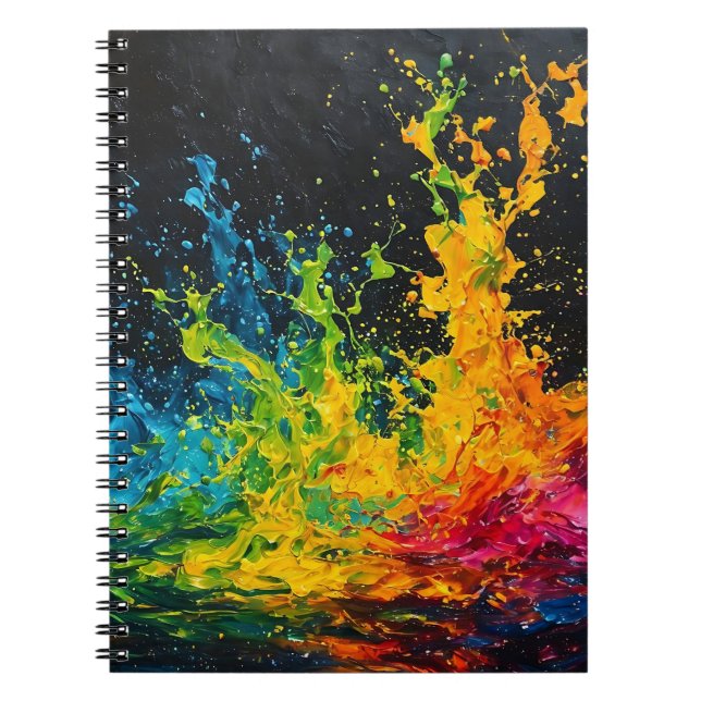 Carnet Paint coloré (Devant)
