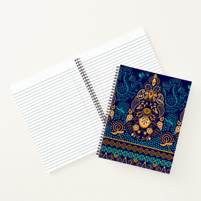 Carnet Paisley Blue (Intérieur)