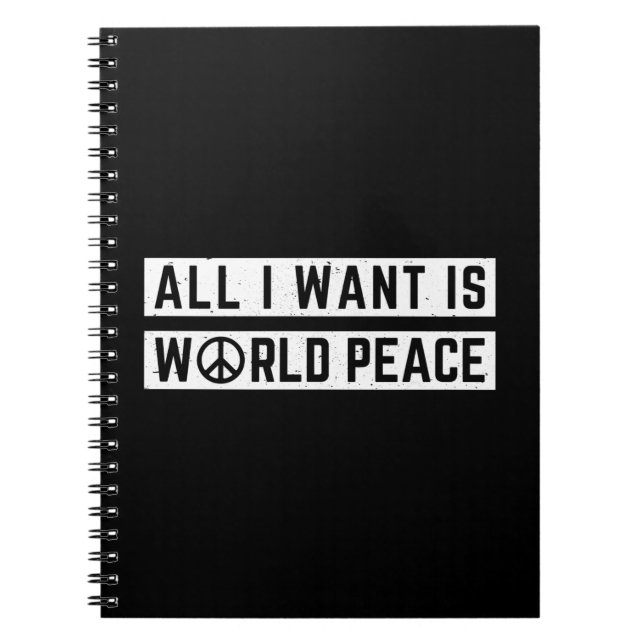 Carnet Paix mondiale (Devant)